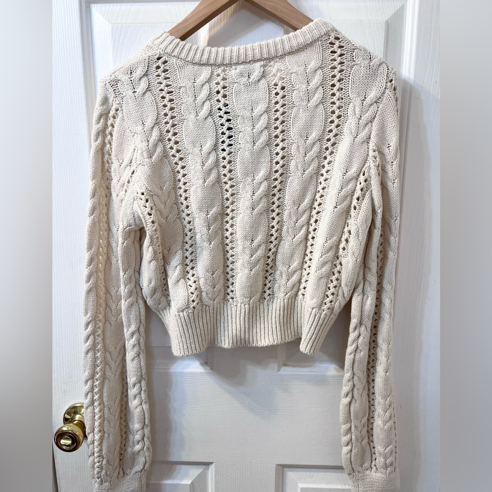 NWT Freshman 1996 Floral Embroidered Button Cardigan Size Medium - Picture 4 of 5